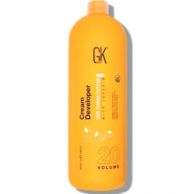 Abbildung von Global Keratin GK Hair Professional Creme 20 Volume Developer 1000ml for Coloring Bleach High Performance Long Lasting Semi Permanent Color Toner Dye