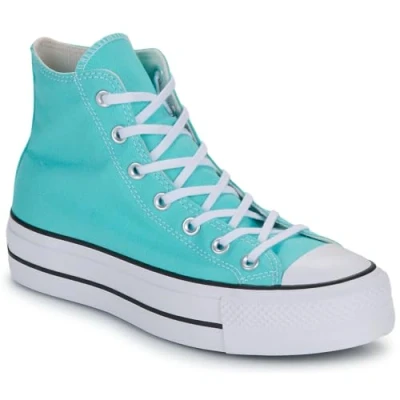 Abbildung von Converse Chuck Taylor ALL STAR LIFT Sneaker high, Damen, Größe: 38, Triple cyan/white/black Textil