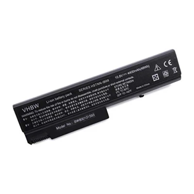 Abbildung von vhbw Akku kompatibel mit HP EliteBook 6930, 6930p, 8440, 8440p Notebook (4400mAh, 10,8V, Li Ion)