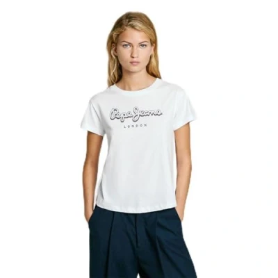 Abbildung von Pepe Jeans GAIA Tshirt print, Damen, Größe: Medium, White