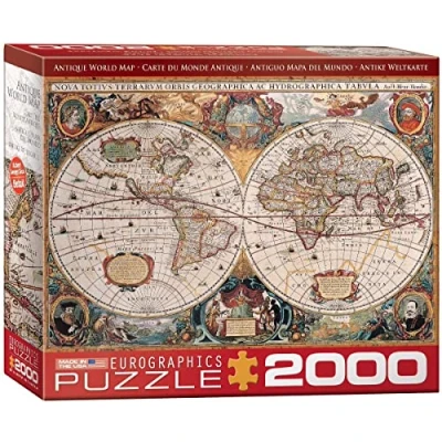 Abbildung von empireposter Antike Weltkarte Orbis Geographica 2000 Teile Puzzle Format 67,6x96,8 cm