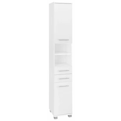 Abbildung von Schildmeyer Hochschrank &quot;Emmi in verschiedenen Farben&quot;, Breite 30 cm, Metallgriffe, mit 2 Schubkästen