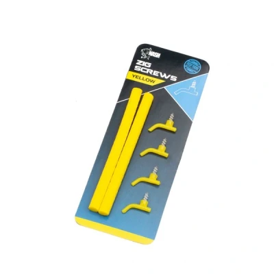 Abbildung von Nash Zig Screw Kit Small Yellow (4 Stück) Köderimitat