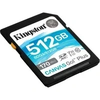 Abbildung von Kingston 512GB SDXC Canvas Go! Plus CL10 U3 V30 SDG3/512GB