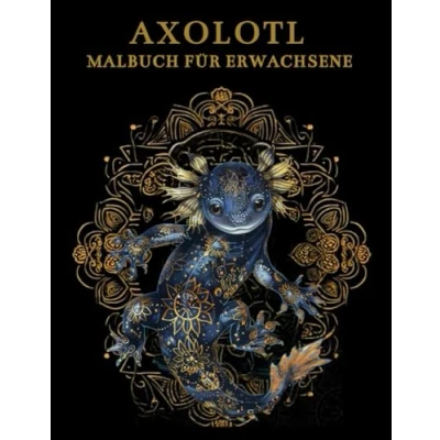 Abbildung von Axolotl Malbuch Für Erwachsene: Stressabbau und Entspannung Erwachsene Jugendliche