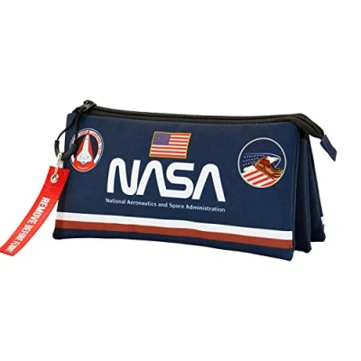 Abbildung von NASA Infinity FAN Dreifach Federmäppchen, Blau