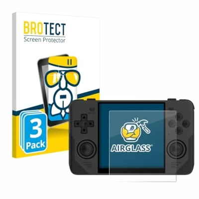Abbildung von BROTECT Schutzglas für Powkiddy RGB30 (3 Stück) Schutzfolie Panzer Folie Glas [Extrem Kratzfest 9H, Anti Fingerprint, Ultra Transparent]