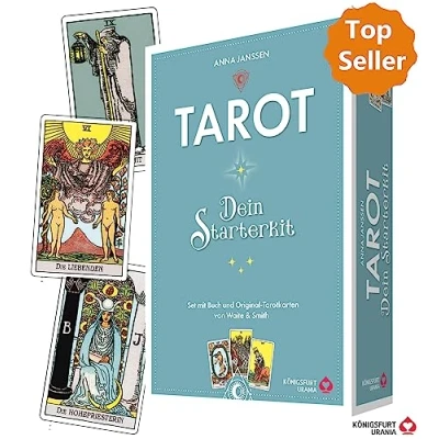 Abbildung von TAROT Dein Starterkit: 78 Karten mit Buch (Tarotkarten legen lernen, Tarotkarten für Anfänger)