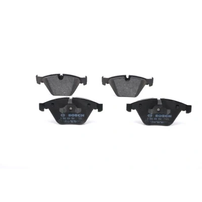 Abbildung von BOSCH 0 986 494 354 Bremsbelagsatz Low Metallic mit Montageanleitung, Anti Quietsch Blech, Kolbenclip BMW: X1, 3 Touring, Limousine