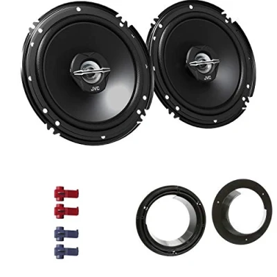 Abbildung von JVC CS J620X Auto Lautsprecher 16,5 cm mit Einbauset passend für Suzuki Swift III 2005 2010 Türen vorne/hinten 600 W 165mm 2 Wege Koax