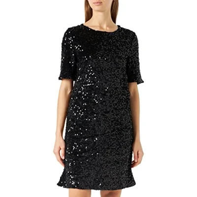Abbildung von PIECES Damen Pckam Dress Kleid, Schwarz, S EU