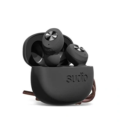 Abbildung von Sudio Tolv Ohrhörer, kabellose Bluetooth Kopfhörer One Size Schwarz