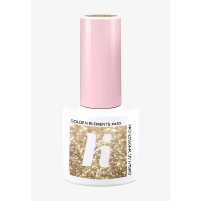 Abbildung von HI Hybrid Party UV GEL Polish Nagellack, Größe: 5 ml, Golden