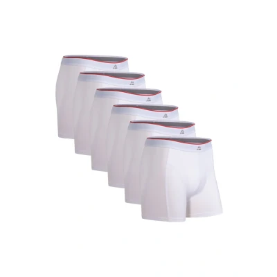 Abbildung von Danish Endurance 6 PACK Ultrasoft Boxershorts, Herren, Größe: Large, White