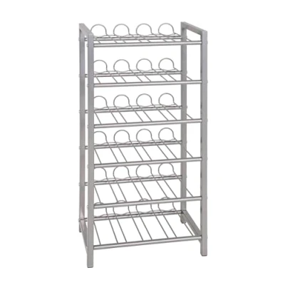 Abbildung von HAKU Flaschenregal Möbel Flaschenständer (BHT 34x72x22 cm) BHT cm grau