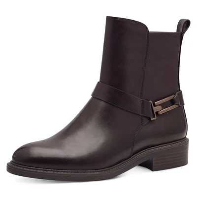Abbildung von Tamaris Stiefelette, Blockabsatz, Businessschuh mit eleganter Zierschnalle