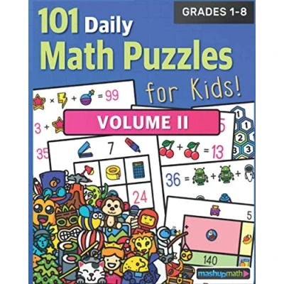 Abbildung von 101 Daily Math Puzzles For Kids! Volume 2: Students in Grades 1 8