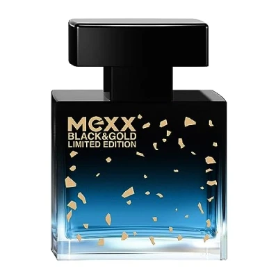Abbildung von Mexx Black &amp; Gold Limited Edition Man Eau de Toilette, holzig fruchtiger Herrenduft, 30ml