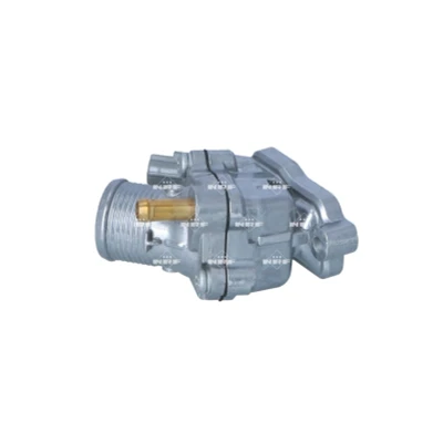 Abbildung von NRF 725223 Kühlwasserthermostat 90 mit Sensor, Dichtring Gehäuse VOLVO: V70 2, S60 I, V50