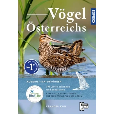 Abbildung von Vögel Österreichs: 390 Arten erkennen und beobachten. 1100 Farbfotos, 260 Farbillustrationen, 170 Verbreitungskarten. Alle Stimmen mit der KOSMOS PLUS App hören. Empfohlen von BirdLife Österreich.