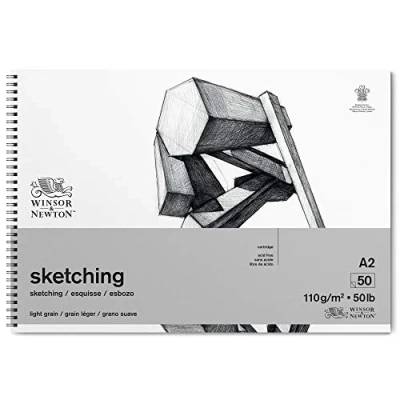 Abbildung von Winsor &amp; Newton 6672004 Skizzenpapier, Extra Weiß, DIN A2