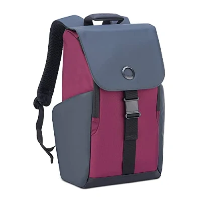 Abbildung von DELSEY PARIS Securflap weicher Rucksack 45 x 31 14 cm 21 Liter S Burgund