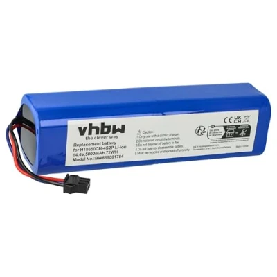 Abbildung von vhbw passend für Honiture Q6 Saugroboter (5000 mAh, 14,4 V, Li Ion) Staubsauger Akku Ion 5000 mAh (14,4 V)