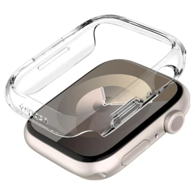Abbildung von Thin Fit Case für die Apple Watch Series 7 / 8 9 45 mm Transparent