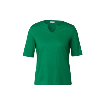 Abbildung von Cecil Tshirt basic, Damen, Größe: XS, Grün