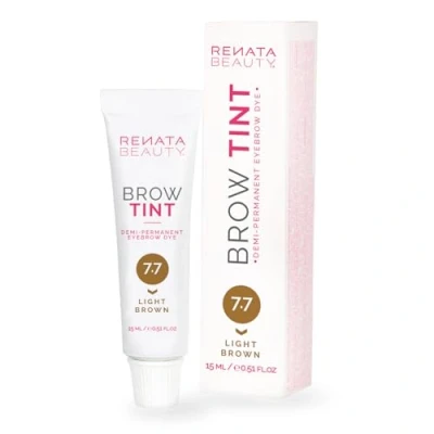 Abbildung von Renata Beauty Augenbrauenfarbe Premium Augenbrauen Färbemittel 15 ml anpassbaresund langanhaltende Farbe für 4 Wochen sicher und sanft in Farben erhältlich [Hellbraun]
