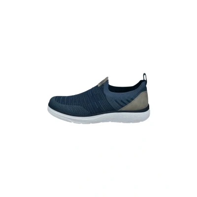 Abbildung von bugatti Bequeme Schnürschuh Memory Foam Elegante Casual Easy Fit Sneaker aus Austauschbaren Einlegesohlen, Blue Grey, 41 EU