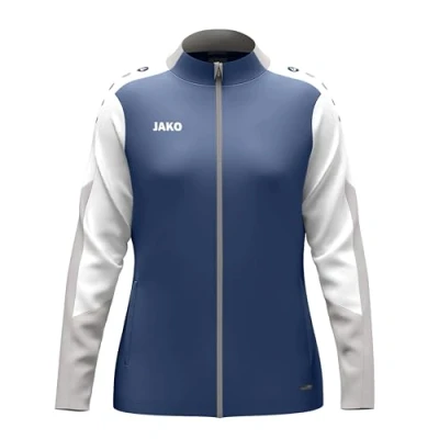 Abbildung von JAKO Damen Polyesterjacke Dynamic, nachtblau/weiß/hellgrau, XL