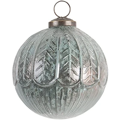 Abbildung von Clayre &amp; Eef Christbaumkugel grün Ø 10 cm 6GL3193