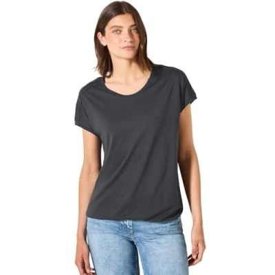 Abbildung von Cecil Damen 3226038 T Shirt, Volcanic Grey, XS