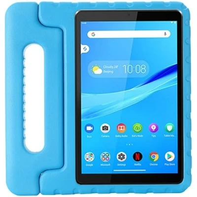Abbildung von Kinder Tablet Hülle mit Griff Blau Geeignet für Lenovo Tab M8 Kinderfreundlich Schutzhülle Shockproof Ständer Stall