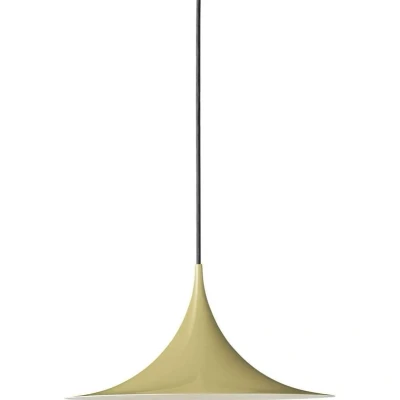 Abbildung von GUBI Hängeleuchte Semi, Ø 30 cm, fenchelsamen creme glänzend