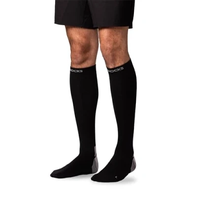 Abbildung von Snocks Kompressions Unisex Sportsocken, Größe: 43 46, Schwarz