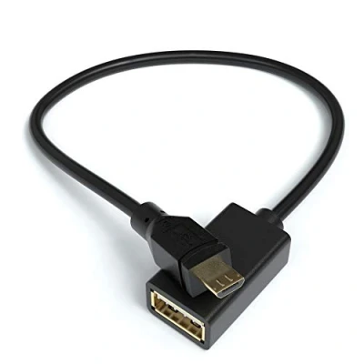Abbildung von JAMEGA USB OTG Adapter Kabel Micro Typ B Stecker auf A Buchse