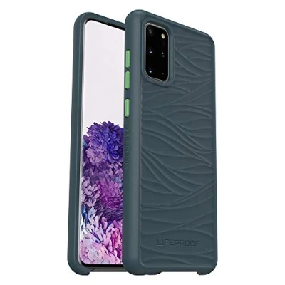 Abbildung von LifeProof Wake Hülle für Samsung Galaxy S20+, stoßfest, Sturzschutz bis 2 Meter, schlanke schützende Hülle, Nachhaltig hergestellt aus recyceltem Ozeanplastik, Grau