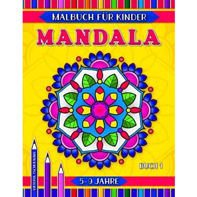 Abbildung von Mandala Malbuch für kinder. 5 9 jahre: 31 Seiten mit Geometrischen, Blumen und Tier Mandalas die kleinen fortgeschrittenen Künstler (Open World, Band 1)
