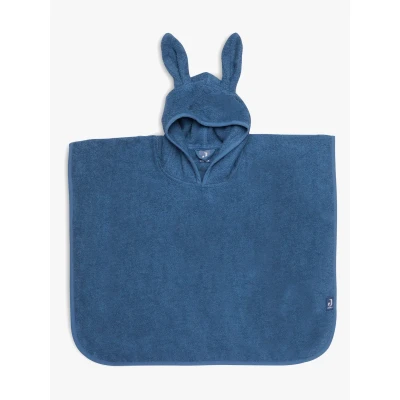 Abbildung von Jollein BABY BATH Poncho PALE PINK Badetuch für Kinder, Größe: One Size, Blue