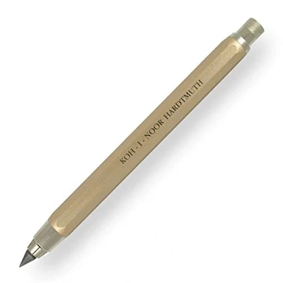 Abbildung von Koh I Noor Mechanischer Kupplungsminenhalter, 5,6 mm Durchmesser, goldfarben