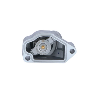 Abbildung von NRF 725115 Kühlwasserthermostat 87 mit Dichtring Gehäuse OPEL: Omega B Caravan, Limousine, Frontera A SUV, CHEVROLET: Captiva