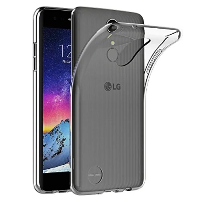 Abbildung von AICEK LG K8 2017 Hülle, Transparent Silikon Schutzhülle für Case Crystal Clear Durchsichtige TPU Bumper Handyhülle 5 Zoll