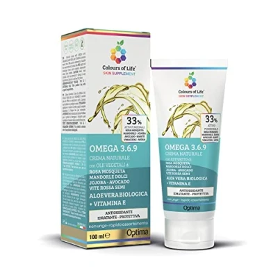 Abbildung von Optima Naturals Colours Of Life Omega 3.6.9 Creme 33% Spendet Feuchtigkeit, Schützt &amp; Regeneriert, 100 g