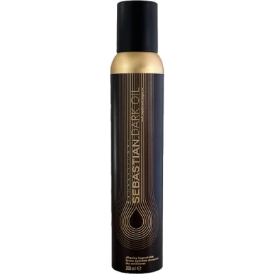Abbildung von SEBASTIAN PROFESSIONAL DARK OIL duftendes Glanzspray (200 ml) auffrischendes Haarspray für glänzende Haare mit seidig weichem Finish glättet und pflegt