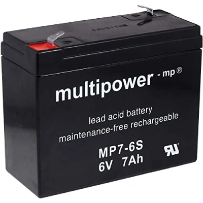 Abbildung von Powery Bleiakku (multipower) MP7 6S Bleiakkus 7000 mAh (6 V)