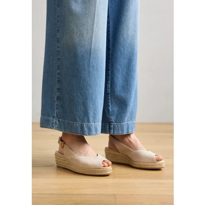 Abbildung von Geox Iberide Keilsandalette, Damen, Größe: 38, Light taupe Schuhe