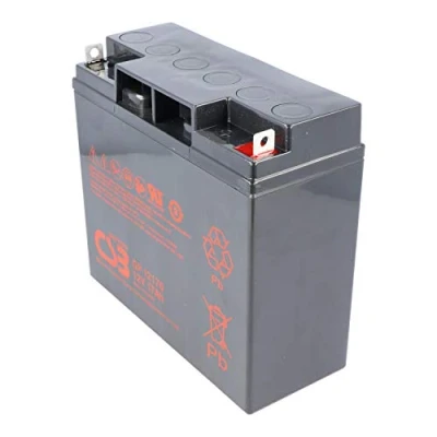 Abbildung von CSB GP12170 12 Volt AGM Bleiakku 17Ah, 181x76x167mm M5 Flachpol B/N 5 Jahres Type + Standby