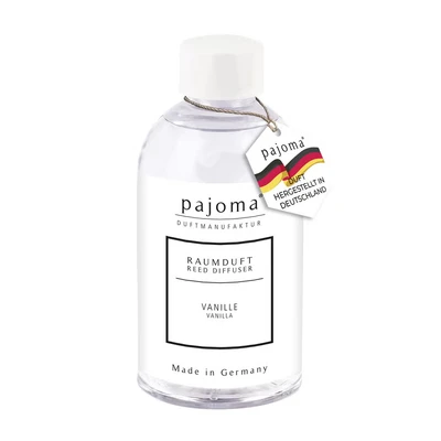 Abbildung von pajoma® Raumduft Nachfüllflasche 250 ml Nachfüller für Lufterfrischer intensiver und hochwertiger Duft in Premium Qualität (Vanille)